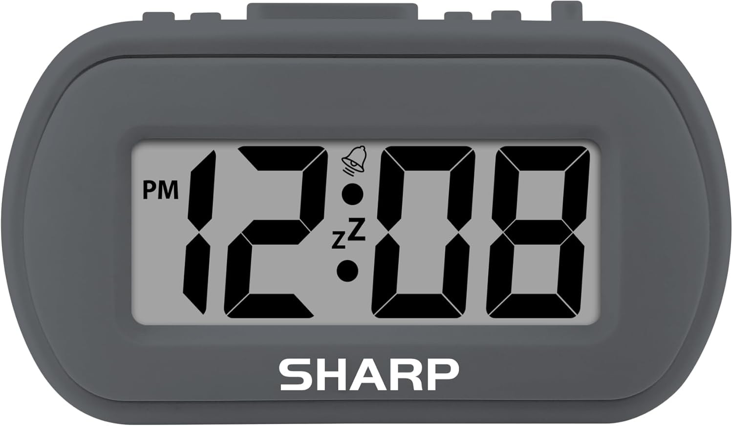 Digital Alarm Clock – Tactile Plastic Case with Soft Rubberized Finish gallery