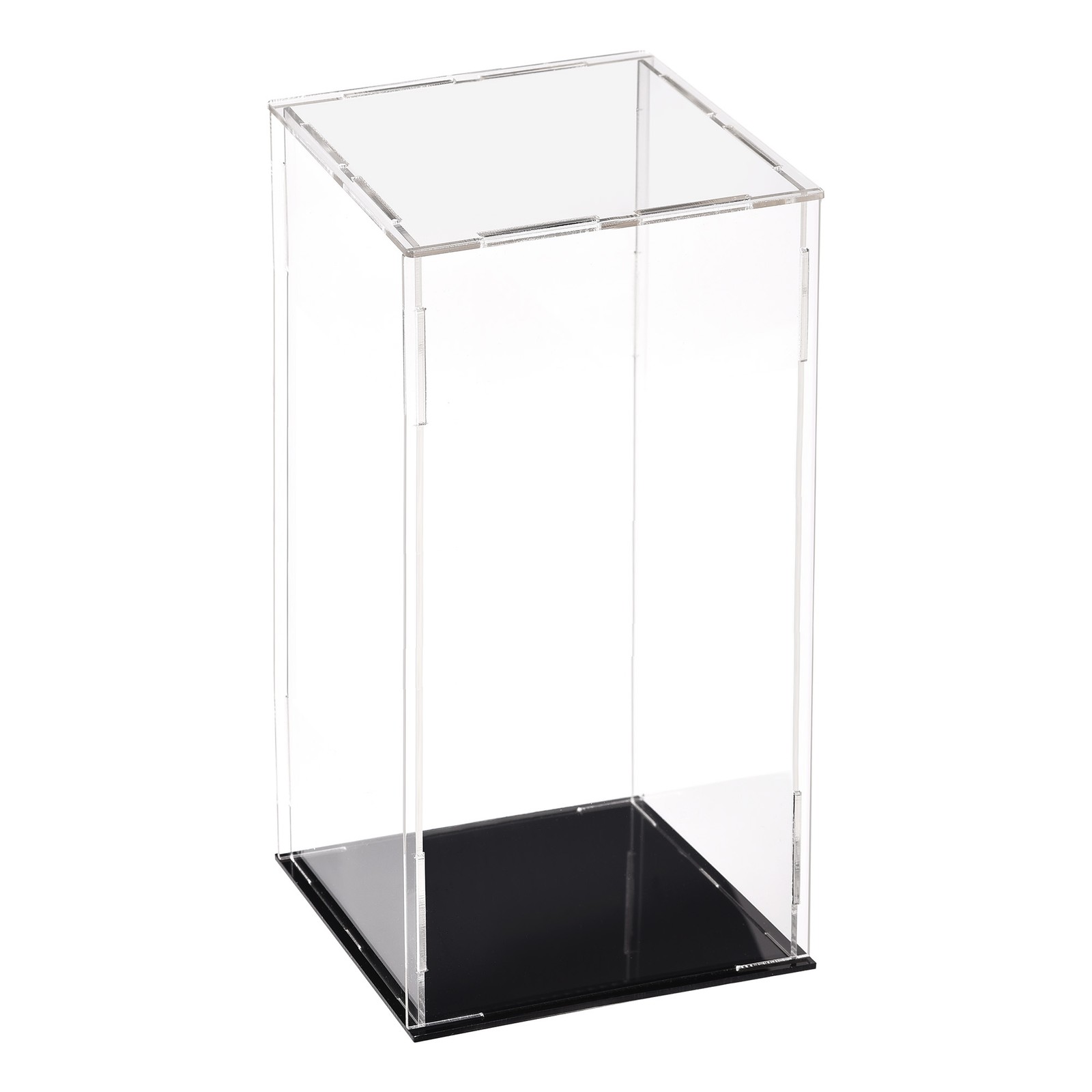 Acrylic Clear Display Case Dustproof Protection Showcase Cube 10x10x25cm gallery