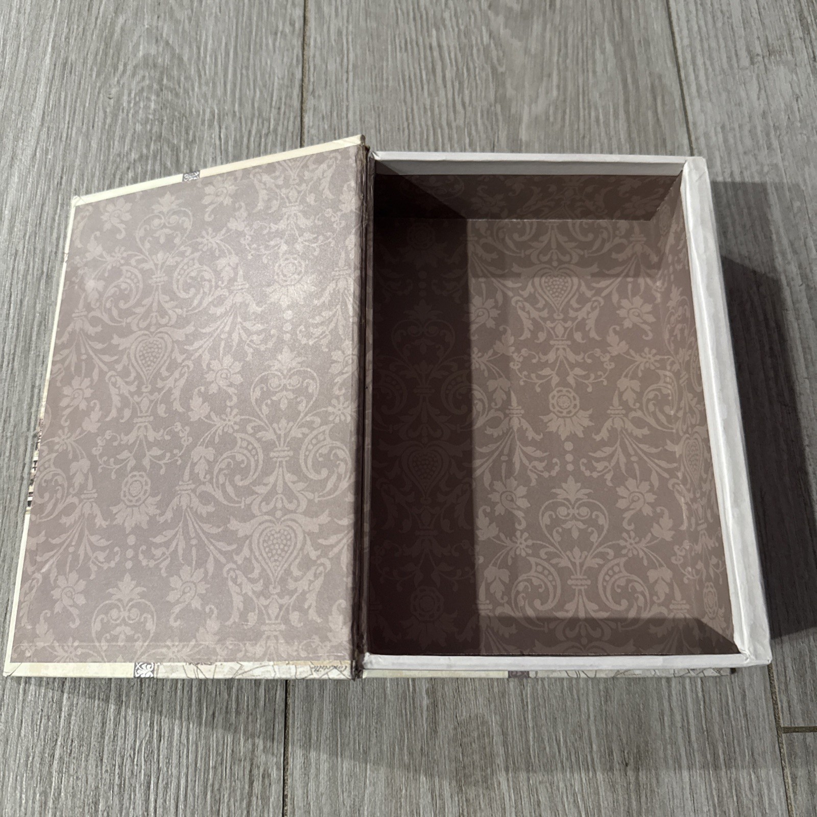 Paris Theme Book Style Storage Box With Magnetic Closure 8.5x6.5x2” gallery