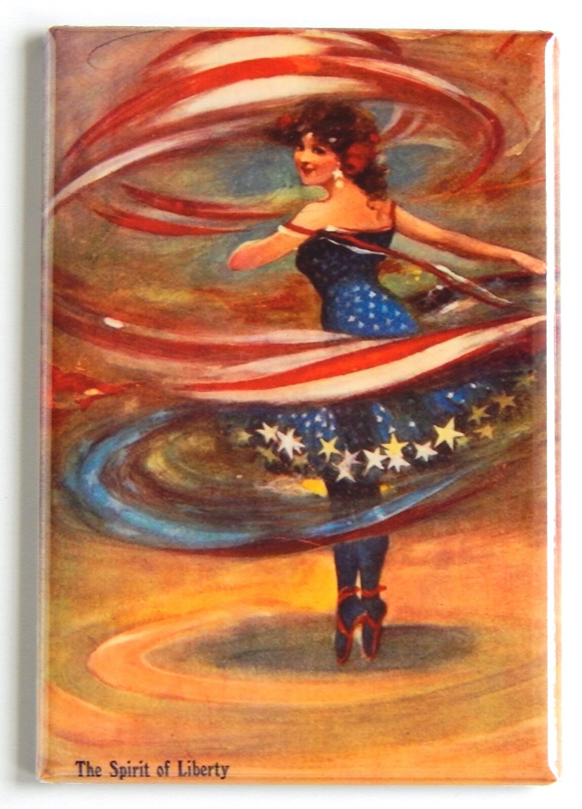 Patriotic Ballerina FRIDGE MAGNET gallery
