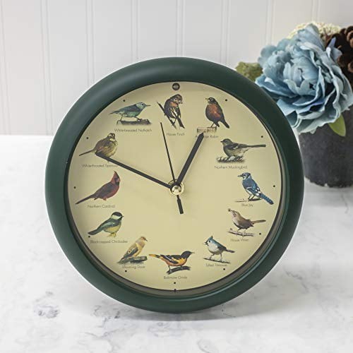 Sangtai Singing Bird Clock 8 Inch Quartz Wall Decor 25th Edition - FREE SHIPPING gallery