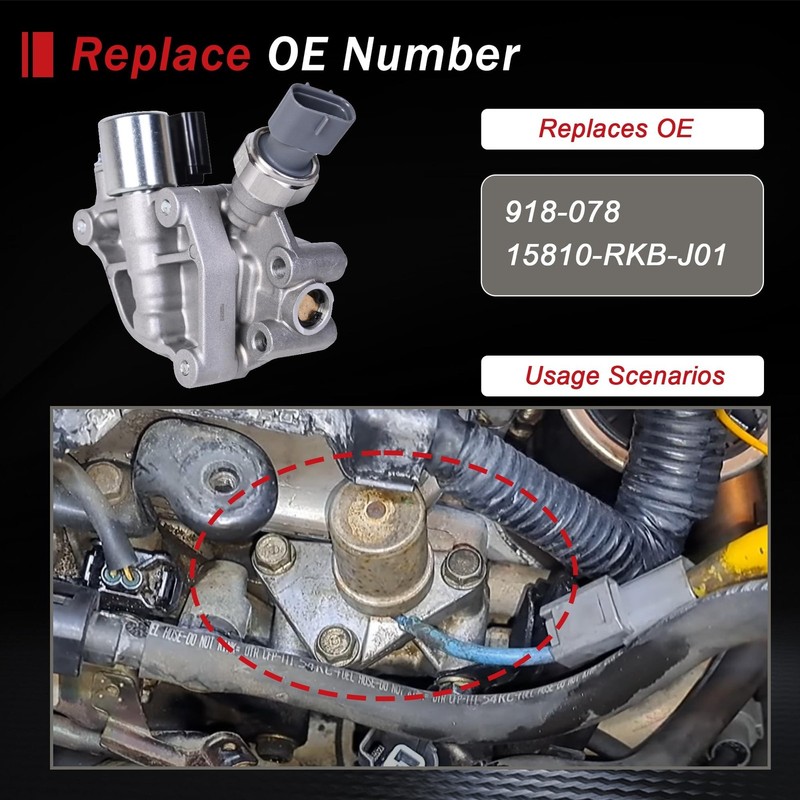 RLP VTEC Solenoid Engine Variable Valve Timing (VVT) Solenoid 918-078 Compati... gallery