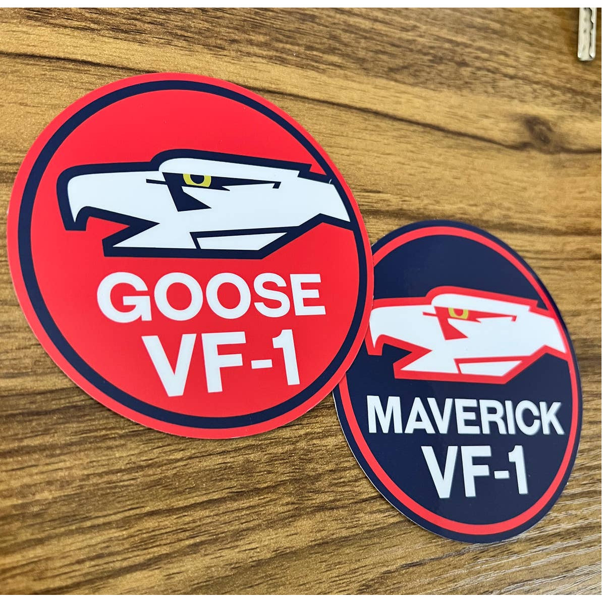 Pilot Helmet Decals | Vinyl Sticker | BOTH Decals | 4" gallery
