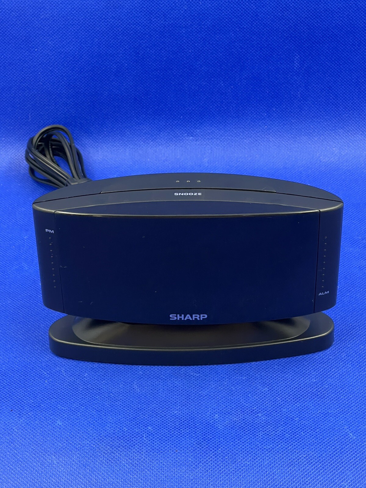 Sharp LED Digital Alarm Clock Swivel Base Outlet Powered Large Display SPC033 gallery