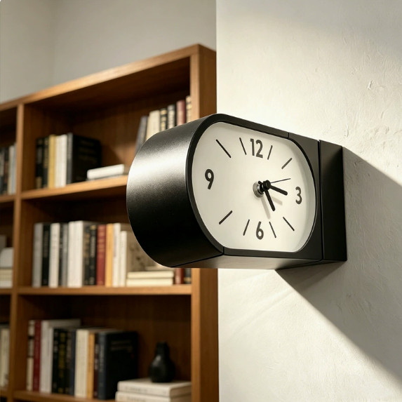Dual-Sided Pendulum Wall Clock, New Modern Minimalist Art Decor Clock for Home gallery