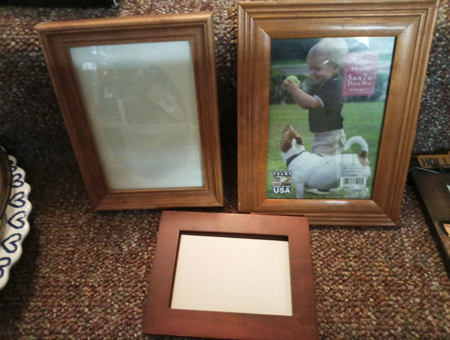 Picture Frame 3 Frames, Assorted Sizes (3x8, 8x10, 5x7) gallery