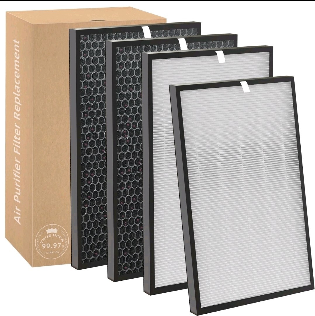 2+2 Pack- 5000 Replacement Filters Compatible with 5000 Air Clean Purifier, gallery