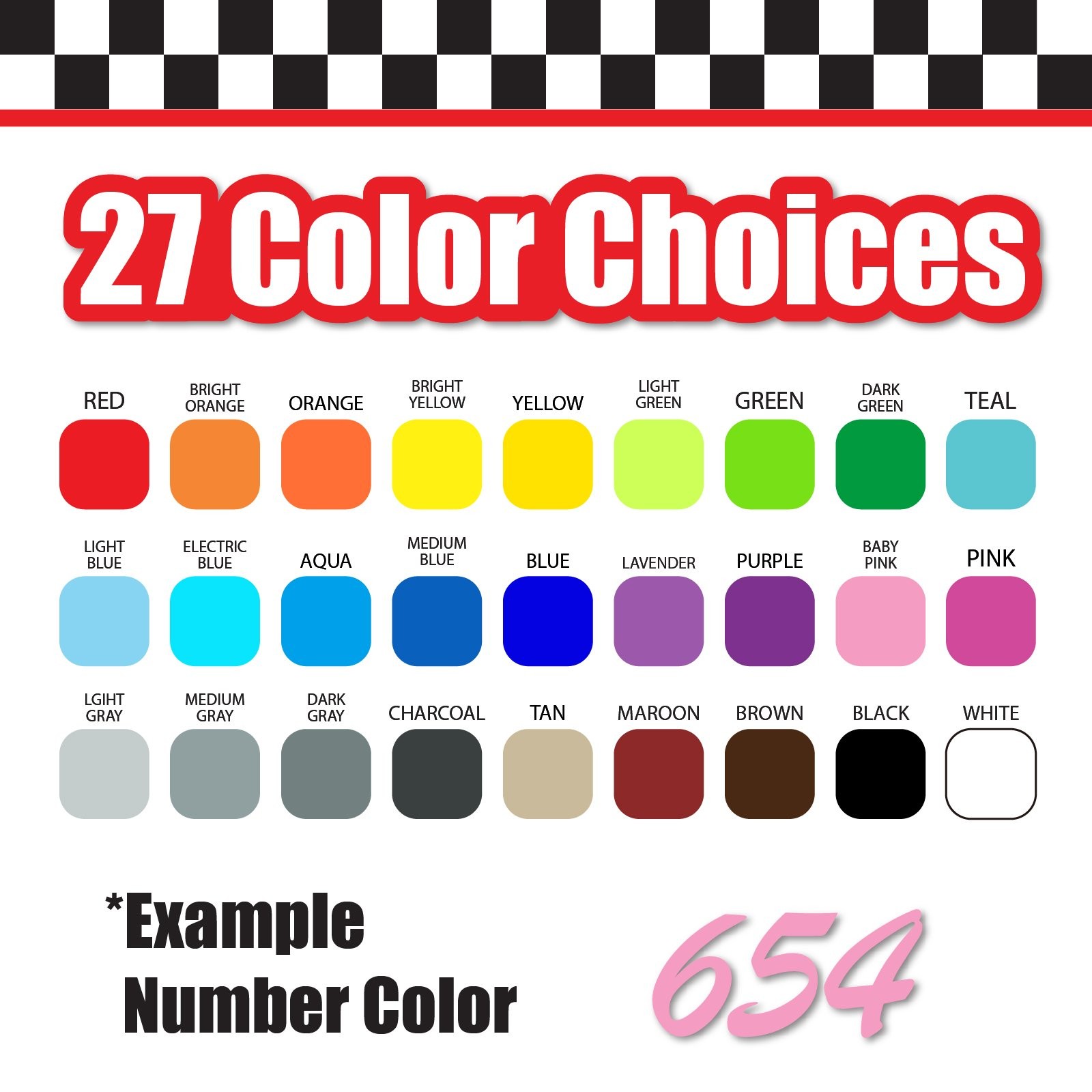 3 Digit Single Number Stickers Custom Decal Locker Door 3pc Brush Script MT gallery