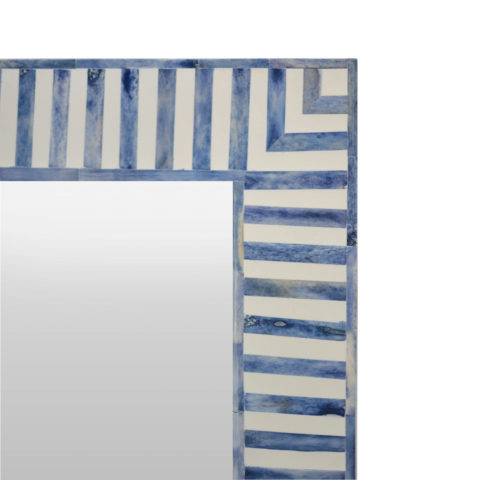 Bone Inlay Mirror Frame Handmade Decor Design Wood Frame for entryway, hallway gallery