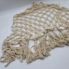 Triangular Macrame Wall Hanging Decor Boho 46” X 46” X 58”