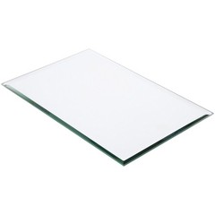 Plymor 8″ x 12″ Rectangle, 5mm Thick Beveled Glass Mirror