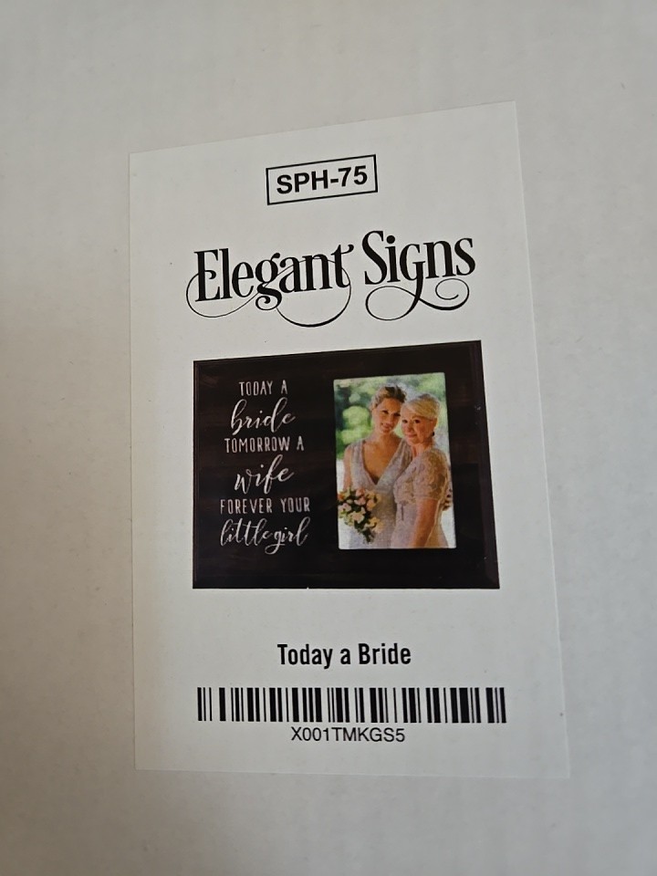 Bride Picture Frame gallery