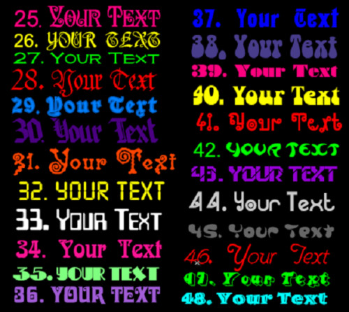 Vinyl Text Custom Decal Window Sticker Personalized Vinyl Lettering Customized gallery